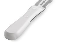 Набор из 3-х кухонных ножей (универсальный, для замороженных продуктов, шеф) Samura "Harakiri" (SHR-0230W) White, сталь AUS-8, рукоять ABS-пластик