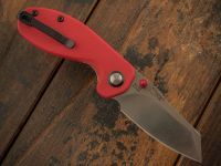 Складной нож CJRB Maileah, сталь AR-RPM9, рукоять G10, Red