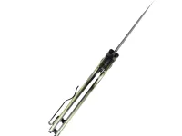Складной нож Kizer Shot, сталь 154CM, рукоять алюминий, зеленый