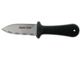 Нож с фиксированным клинком Cold Steel Super Edge, сталь AUS-8A, рукоять Kray-Ex, черный