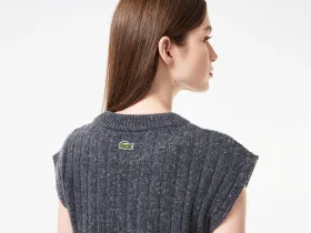 Женское обтягивающее шерстяное платье Lacoste