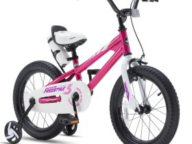 Детский велосипед Royal Baby Freestyle Steel 14, год 2022, цвет Зеленый