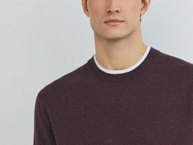 Джемпер с имитацией футболки, Фиолетовый