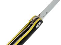 Складной нож Капрал Техно, сталь VG-10, рукоять G10 черно-желтый