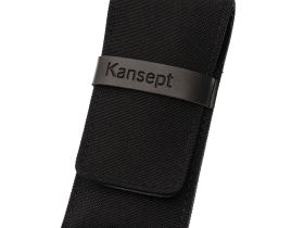 Складной нож Kansept Cru сталь Damascus, рукоять Bronze Titanium/Twill Carbon Fiber