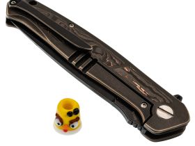 Бусина Angry bird, желтая, стекло