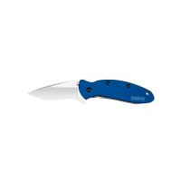 Складной полуавтоматический нож Kershaw Scallion, сталь 420HC, рукоять алюминий, синий