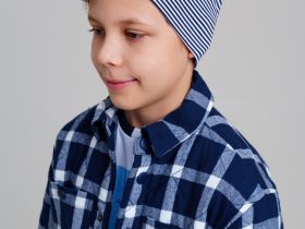 Шапка трикотажная для мальчиков, 2 шт в комплекте