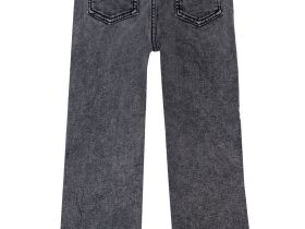 Брюки текстильные джинсовые утепленные флисом для девочек