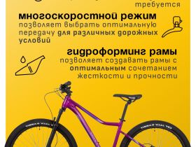 Женский велосипед Atom Vibes Seven 50, год 2024, цвет Фиолетовый, ростовка 15