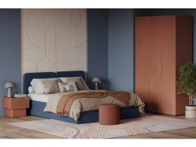 Распашной шкаф Монсон 3-135x222 Терракотовый