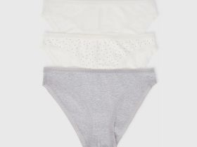 Классические трусы, 3 шт., Белый