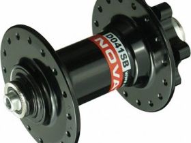 Передняя втулка Novatec D041SB IS6 (черный 110 мм (Boost) ось 15 мм 32)