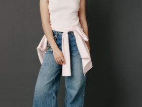 Базовая майка из трикотажа, Розовый