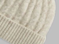 Вязаная шапка унисекс с подкладкой