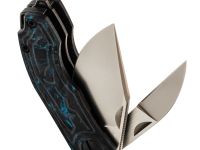 Нож-брелок CKF Keysha, сталь M398, рукоять титан/карбон