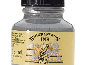 ?Тушь Winsor&Newton 30 мл Серебро