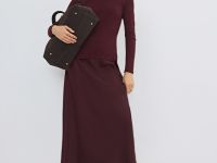 Лонгслив из вискозы, Фиолетовый