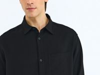 Рубашка из вискозы, Черный