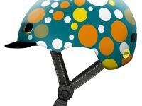 Nutcase Шлем защитный Nutcase Street Polka Face, цвет Синий-Оранжевый, ростовка S