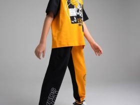 Комплект трикотажный для мальчиков: фуфайка (футболка), брюки