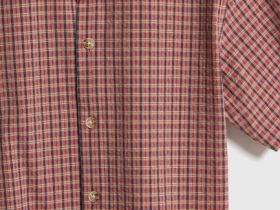 Рубашка из ткани с жатым эффектом для мальчиков, Красный