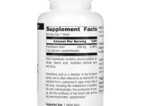 Source Naturals, пантотеновая кислота, 250 мг, 250 растительных капсул