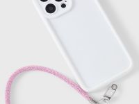 Розовый брелок для телефона Глория Джинс