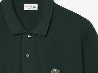 Мужской трикотажный свитер-поло Lacoste с длинным рукавом