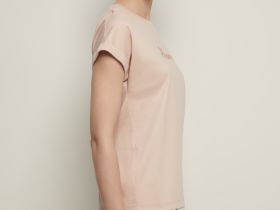 Футболка из мерсеризованного хлопка с принтом