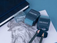 Точилка и ластик Малевичъ, 2 в 1, 2 шт