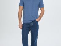 Однотонное поло из хлопка