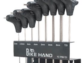 Набор шестигранных ключей Bike Hand YC-TPHB-T25 (серебристый / черный)