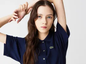 Женское платье Lacoste с поясом