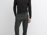 Брюки-чиносы из твила, Коричневый