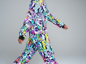 Зимний комбинезон из мембранной ткани для девочки