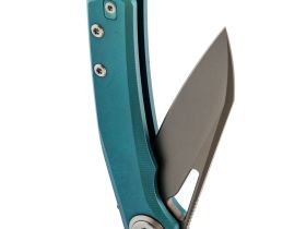 Складной нож Dr.Tech D4281BL, сталь M390, рукоять TC4, синий