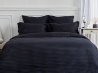 Постельное белье Black страйп-сатин II