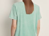 Футболка свободного силуэта с принтом