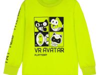 Фуфайка трикотажная для мальчиков (футболка с длинными рукавами)