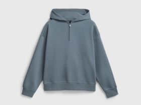 Толстовка на молнии с капюшоном, Серый