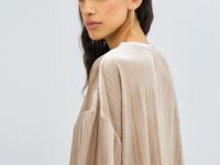 Бархатная футболка, Бежевый