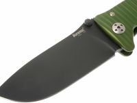 Нож складной LionSteel SR1A GB, сталь D2, рукоять алюминий, зелёный