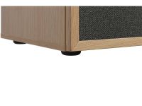 Распашной шкаф Флавир 3-120x250 Рогожка Графитовый