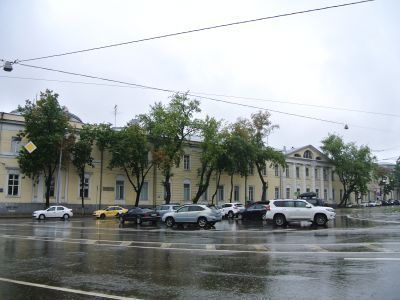 Главный корпус, пристройка со стороны плаца