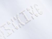 Футболка с объёмной вышивкой, Белый