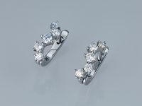 Серьги из белого золота э4712сг10172900