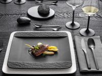 Villeroy & Boch Тарелка 28 см Black/Gray Manufacture Rock Villeroy & Boch