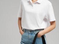 Свободное поло comfort fit из хлопкового джерси