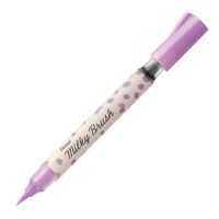 Маркер-кисть Pentel "Milky" с кнопкой подкачки чернил XGFH в блистере 1-10 мм кисть, фиолетовый паст